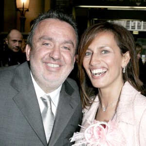 Dominique Farrugia et sa femme Isabelle lors de leur mariage en 2005.