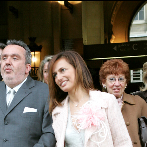 Dominique Farrugia et sa femme Isabelle lors de leur mariage en 2005.