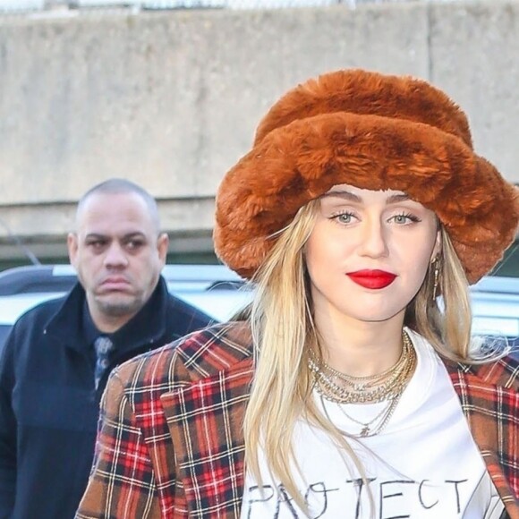 Miley Cyrus à New York, le 10 décembre 2018