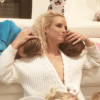 Elodie Gossuin et ses quatre enfants, le 12 novembre 2018.