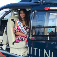 Vaimalama Chaves à Tahiti : Look fleuri, vol de rêve... Miss France 2019 s'éclate