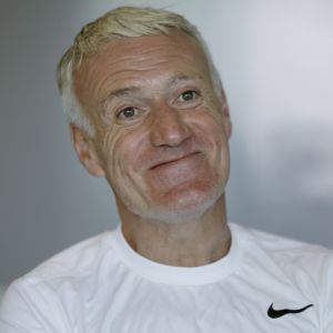 Exclusif - Le Selectionneur de l'équipe de France de Football Didier Deschamps donne une interview après sa victoire à la coupe du monde 2018 en Russie le 19 juillet 2018.