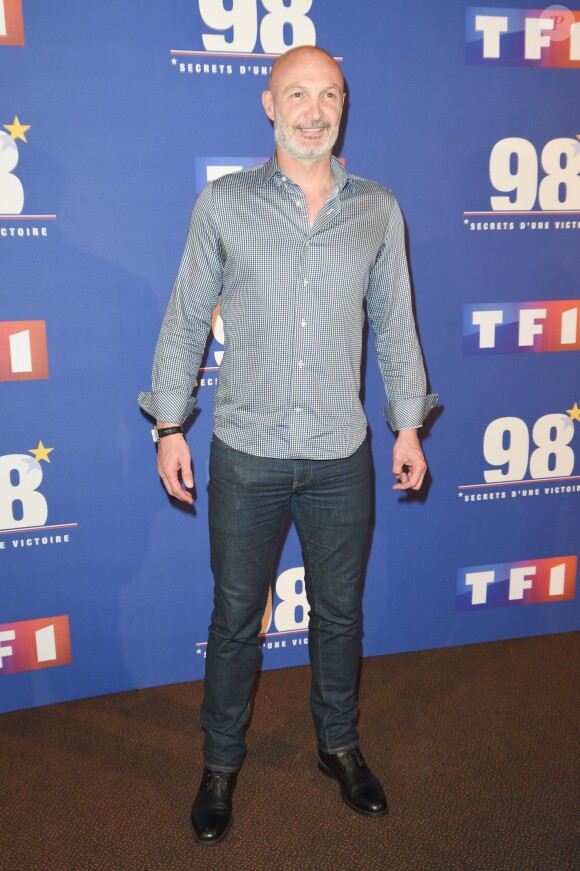 Frank Leboeuf à la première du documentaire "98 Secrets d'une Victoire" au cinéma Gaumont Champs-Elysées Marignan à Paris, le 30 mai 2018. © Guirec Coadic/Bestimage