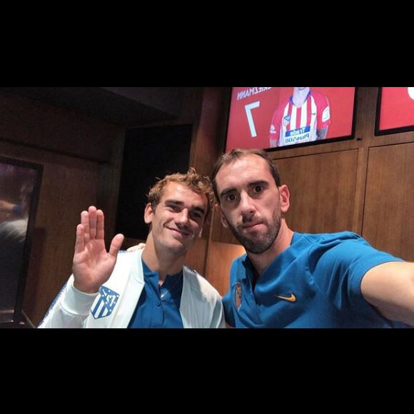 Diego Godin et Antoine Griezmann, Instagram le 3 octobre 2018.