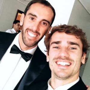 Antoine Griezmann au mariage de Diego Godin en Uruguay, le 26 décembre 2018.