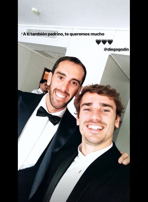 Antoine Griezmann au mariage de Diego Godin en Uruguay, le 26 décembre 2018.