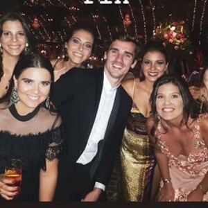 Antoine Griezmann au mariage de Diego Godin en Uruguay, le 26 décembre 2018.