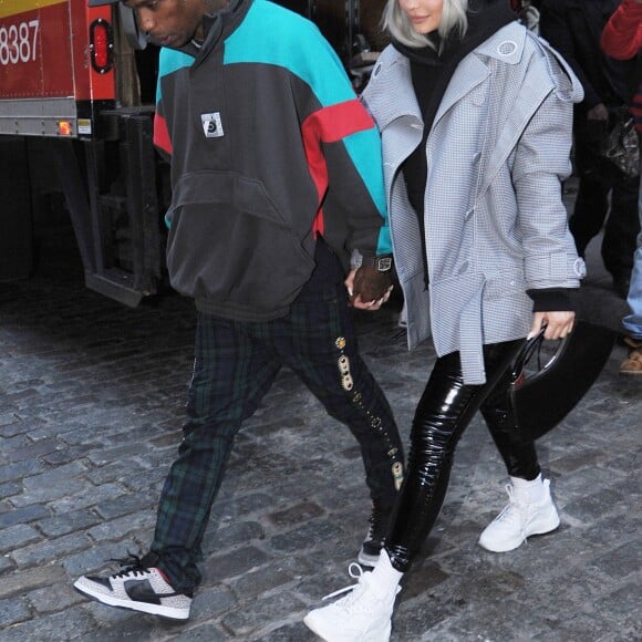 Kylie Jenner et son compagnon Travis Scott se rendent au restaurant Cipriani à New York le 28 novembre 2018.