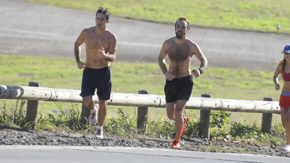James Middleton et Spencer Matthews sexy et en sueur pour un jogging tropical