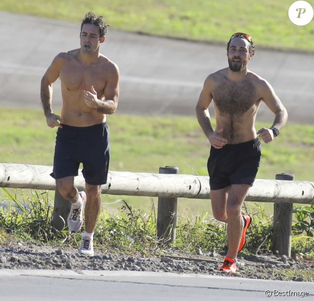 James Middleton et Spencer Matthews sexy et en sueur pour un jogging