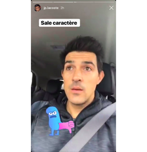 Jean-Pascal Lacoste, au côté de sa chérie Delphine Tellier, pousse un coup de gueule sur Instagram le 31 décembre 2018.