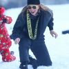 Exclusif - Mariah Carey et son compagnon Bryan Tanaka jouent dans la neige de la station de Aspen avec les enfants de Mariah, Moroccan et Monroe le 27 décembre 2018.
