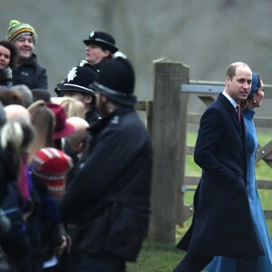 Kate Middleton et le prince William ont retrouvé la reine Elizabeth II pour une messe à Sandringham, le 6 janvier 2019.