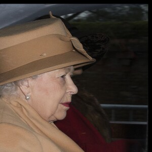 Kate Middleton et le prince William ont retrouvé la reine Elizabeth II pour une messe à Sandringham, le 6 janvier 2019.