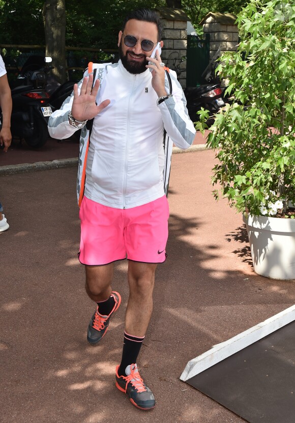 Exclusif - Cyril Hanouna au bar Magnum lors des Internationaux de France de Tennis de Roland Garros à Paris, le 7 juin 2018. © Veeren/Bestimage