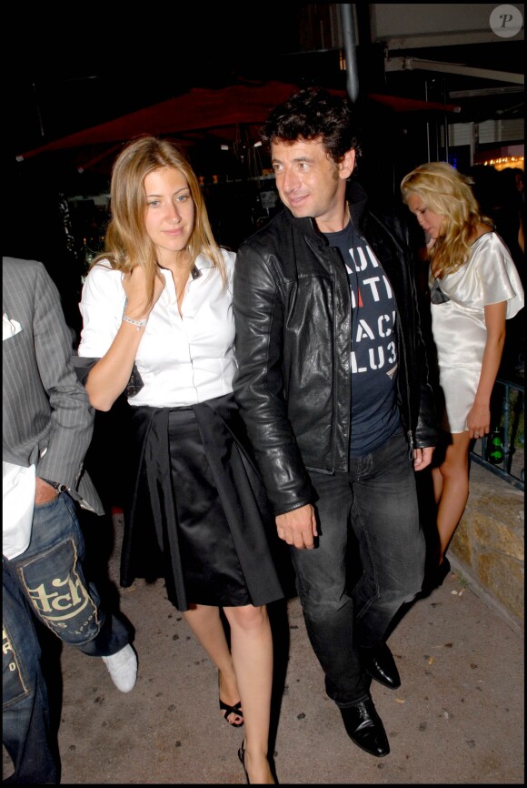 Patrick Bruel et Amanda Sthers à Saint Tropez en 2007.