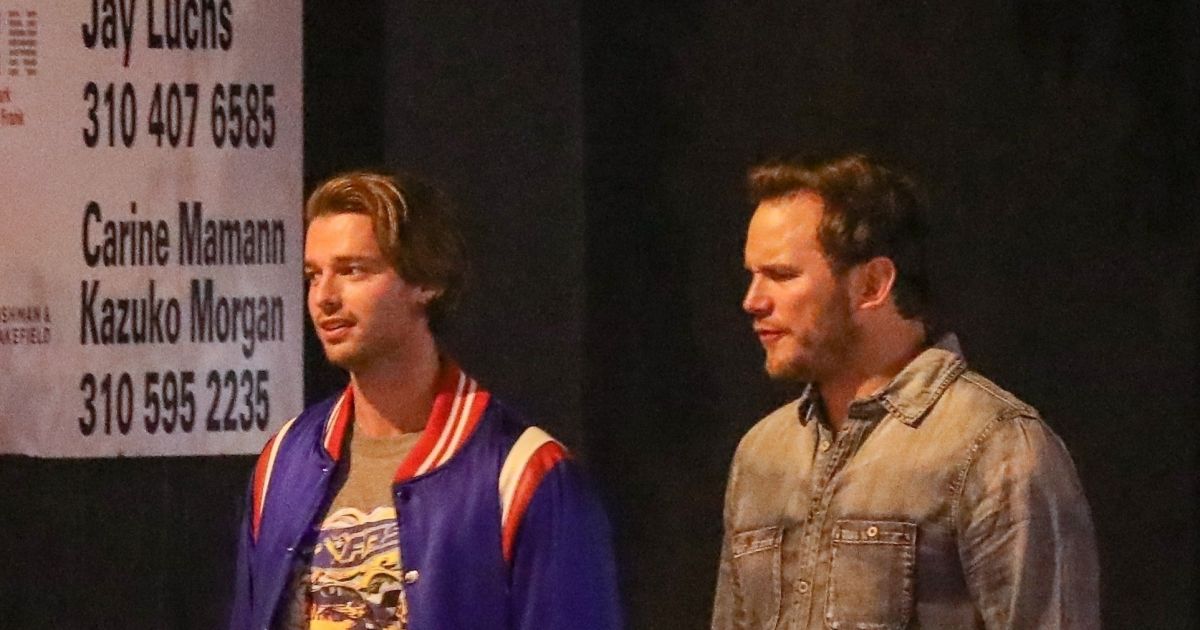 Une Nuit à Los Angeles Film Exclusif - Chris Pratt et Patrick Schwarzenegger se baladent la nuit à