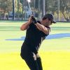 Exclusif - Chris Pratt est allé faire du golf à Los Angeles, le 30 novembre 2018