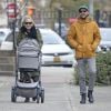 Danny Fujikawa, Kate Hudson et leur bébé Rani à New York, le 9 janvier 2019.