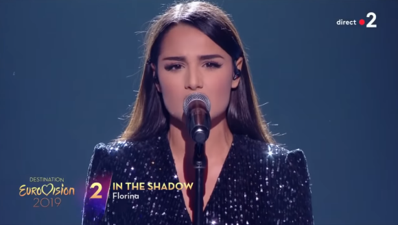 Florina Perez, candidate à "Destination Eurovision" (France 2), n'a pas été retenue lors de la première demi-finale.