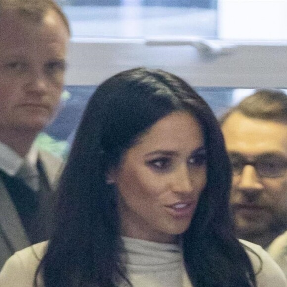 Meghan Markle, duchesse de Sussex, enceinte, en visite au centre Mayhew, un centre d'accueil caritatif pour animaux à Londres le 16 janvier 2019.