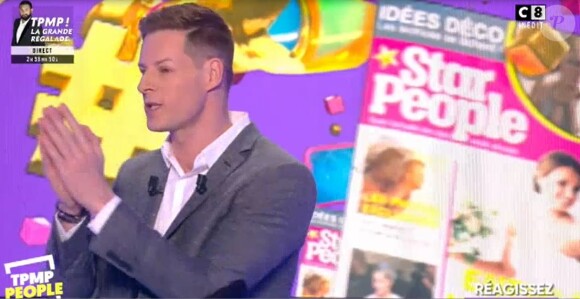 Matthieu Delormeau dans "TPMP People" - vendredi 18 janvier 2019, sur C8