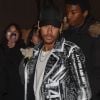 Neymar da Silva Santos Júnior dit Neymar Jr. à l'extérieur du défilé Balmain homme automne hiver 2019/2020 à Paris le 18 janvier 2019