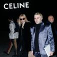 Henri Alexander Levy et Courtney Love arrivent au défilé CELINE lors de la Fashion Week masculine automne-hiver 2019/20 de Paris, France, le 20 janier 2019. © CVS/Bestimage