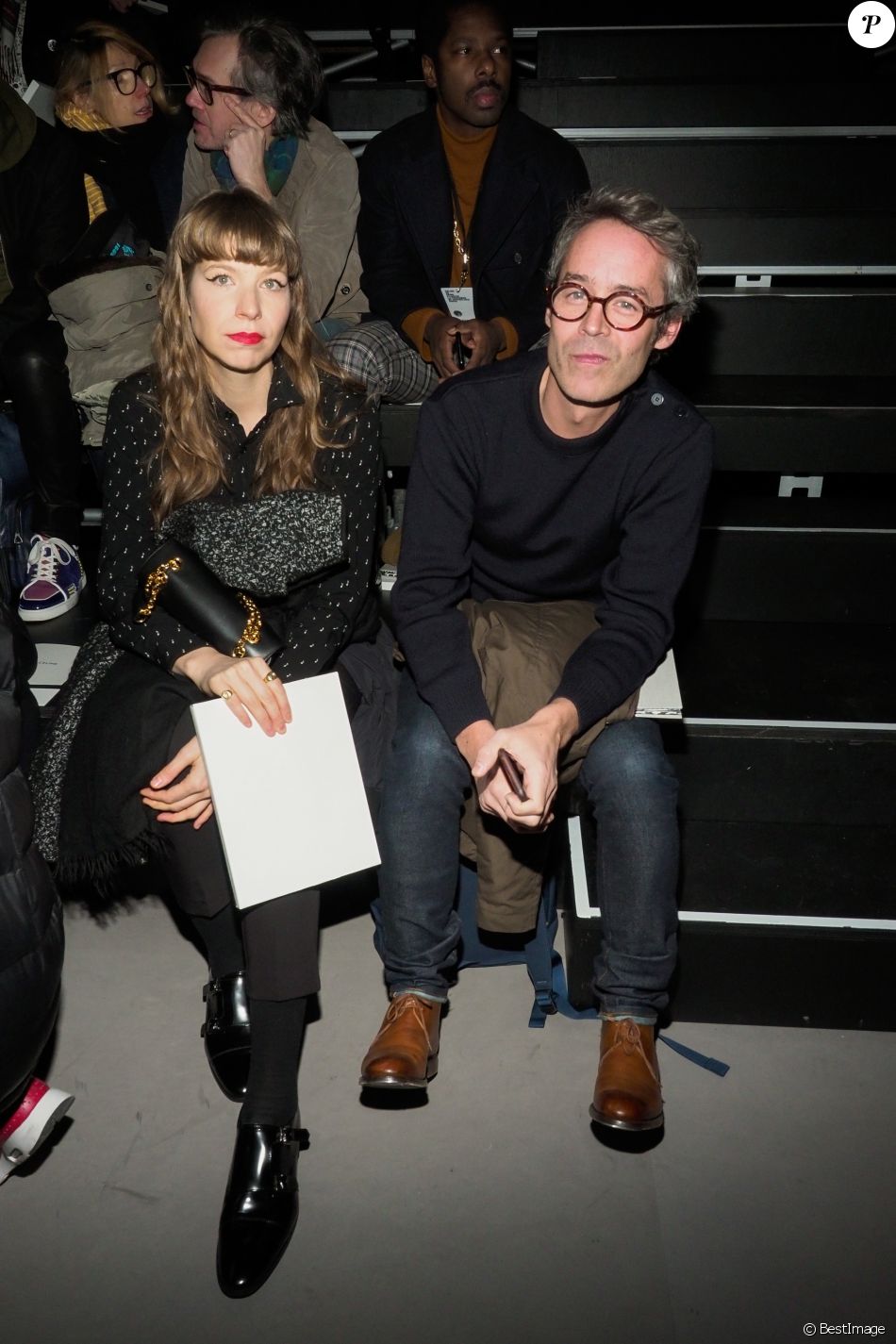 Qui Est La Compagne De Yann Barthes Yann Barthès au front row du défilé Céline lors de la Fashion Week  masculine automne-hiver 2019/20 de Paris, France, le 20 janvier 2019. ©  Olivier Borde/Bestima - Purepeople