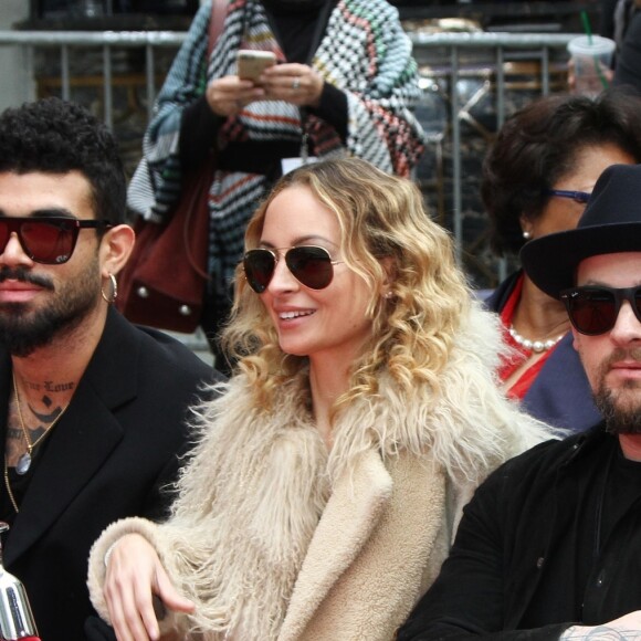 Miles Richie avec sa soeur Nicole Richie et son mari Joel Madden - Lionel Richie laisse ses empreintes sur le ciment lors d'une cérémonie au théâtre chinois à Hollywood, le 7 mars 2018