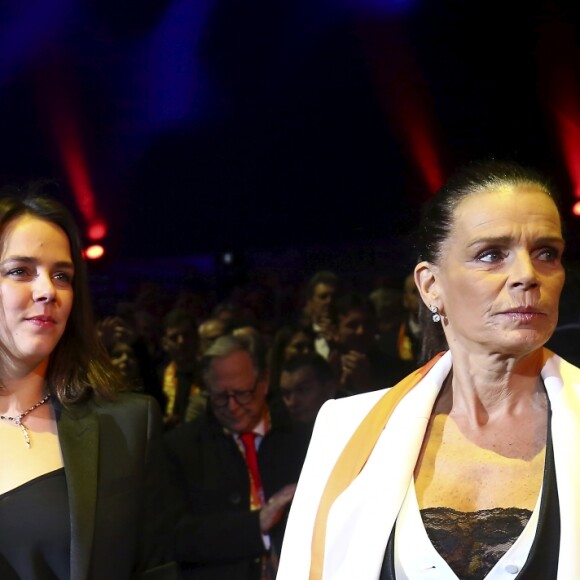 Pauline Ducruet et la princesse Stéphanie de Monaco lors du 43ème festival international du cirque de Monte-Carlo sous le chapiteau de Fontvieille à Monaco le 22 janvier 2019. © Jean-François Ottonello/Nice-Matin/Bestimage