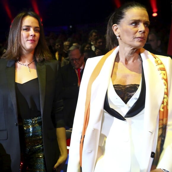 Pauline Ducruet et la princesse Stéphanie de Monaco lors du 43ème festival international du cirque de Monte-Carlo sous le chapiteau de Fontvieille à Monaco le 22 janvier 2019. © Jean-François Ottonello/Nice-Matin/Bestimage