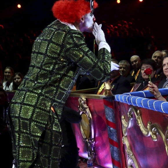 Pauline Ducruet, la princesse Stéphanie et le prince Albert II de Monaco lors du 43ème festival international du cirque de Monte-Carlo sous le chapiteau de Fontvieille à Monaco le 22 janvier 2019. © Jean-François Ottonello/Nice-Matin/Bestimage