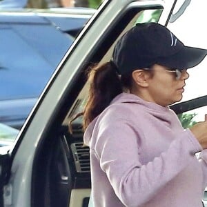 Exclusif - Eva Longoria et son mari Jose Baston sont allés déjeuner à l'hôtel Beverly Hills. Le 13 janvier 2019