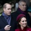 Le prince William, duc de Cambridge, Catherine Kate Middleton, la duchesse de Cambridge - La famille royale britannique se rend à la messe de Noël à l'église Sainte-Marie-Madeleine à Sandringham, le 25 décembre 2018.