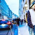 Chris Brown à Paris. Janvier 2019.