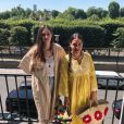 Tatiana Santo Domingo et Dana Alikhani en juin 2018 au Meurice à Paris pour un pop-up store de leur marque Muzungu Sisters. ©Instagram Muzungu Sisters.