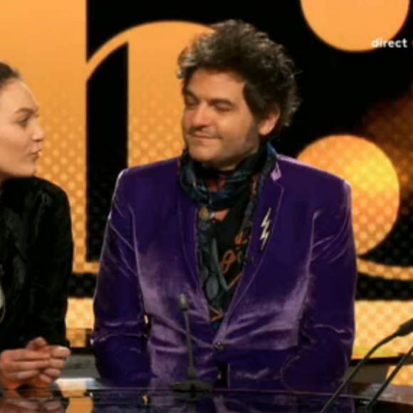Matthieu Chedid (M) et sa fille Billie sont invités de Laurent Delahousse dans "20h30 le dimanche", le 27 janvier 2019.