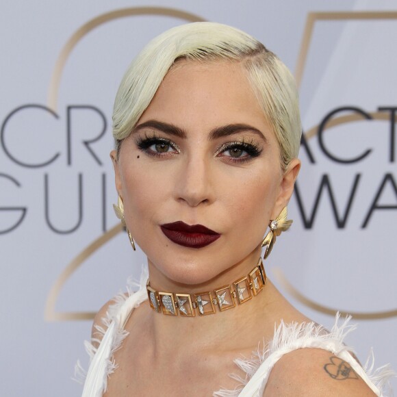 Lady Gaga - Photocall - 25ème cérémonie annuelle des Screen Actors Guild Awards au Shrine Audritorium à Los Angeles, le 27 janvier 2019. © Kevin Sullivan / Zuma Press / Bestimage