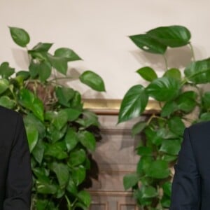 Emmanuel Macron, Abdel Fattah al-Sissi - Conférence de presse du président de la République française et du président de la République égyptienne au palais présidentiel au Caire. Le 28 janvier 2019 © Romuald Meigneux / Pool / Bestimage