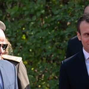 Emmanuel Macron est accueilli par le président de la République d'Egypte Abdel Fattah al-Sissi au palais présidentiel au Caire. Le 28 janvier 2019 © Romuald Meigneux / Pool / Bestimage