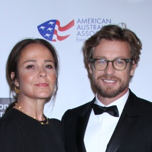 Rebecca Rigg, Simon Baker à la soirée American Australian Arts Awards au Skylight Modern à New York, le 31 janvier 2019.