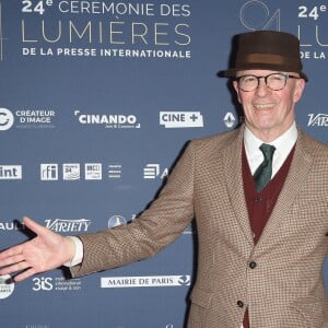 Jacques Audiard (Meilleur film, Image et Meilleur Réalisateur pour "Les Frères Sisters") - 24ème cérémonie des Prix des Lumières de la presse internationale à l'Institut du Monde Arabe à Paris, le 4 février 2019. © Coadic Guirec/Bestimage