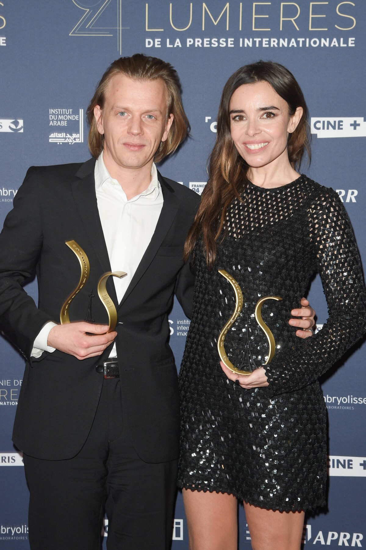 Photo : Alex Lutz (Meilleur acteur pour le film "Guy") et Elodie