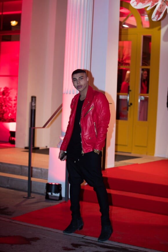 Olivier Rousteing à la soirée d'anniversaire "Neymar JR'S: Nuit Rouge" des 27 ans de Neymar Jr. au Pavillon Gabriel à Paris, France, le 4 février 2019.