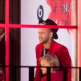 Neymar Jr. et son fils Davi Lucca à la soirée d'anniversaire "Neymar JR'S: Nuit Rouge" des 27 ans de Neymar Jr. au Pavillon Gabriel à Paris, France, le 4 février 2019.