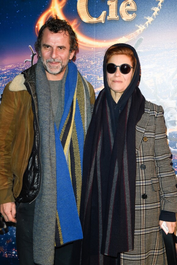 Eric Lartigau et sa femme Marina Foïs - Avant-première du film "Santa & Cie" au cinéma Pathé Beaugrenelle à Paris le 3 décembre 2017. © Coadic Guirec/Bestimage