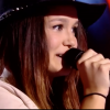Laureen dans "The Voice 8" sur TF1, le 9 février 2019.