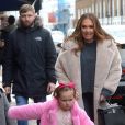 Exclusif - Tamara Ecclestone et sa fille Sophia à la sortie du restaurant Scalini à Londres après avoir déjeuné avec une amie le 26 Janvier 2019.