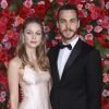 Melissa Benoist et son compagnon Chris Wood - 72ème cérémonie annuelle des Tony Awards au Radio City Music Hall à New York, le 10 juin 2018.